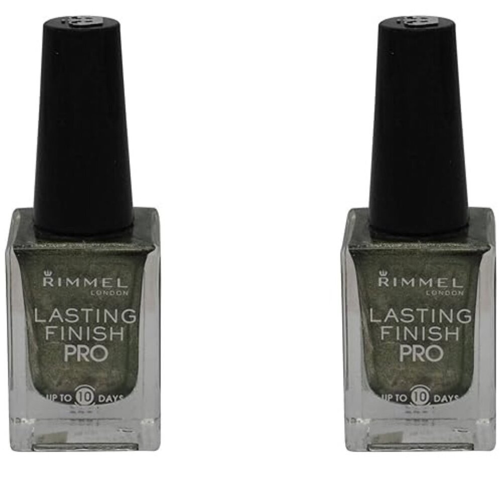 Rimmel London Lasting Finish Pro Nail Color, 286 Rags to Riches (Pack of 2)